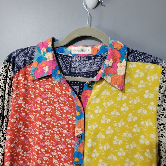 Colorful Floral Long Sleeve Dress - Picture 5 of 13